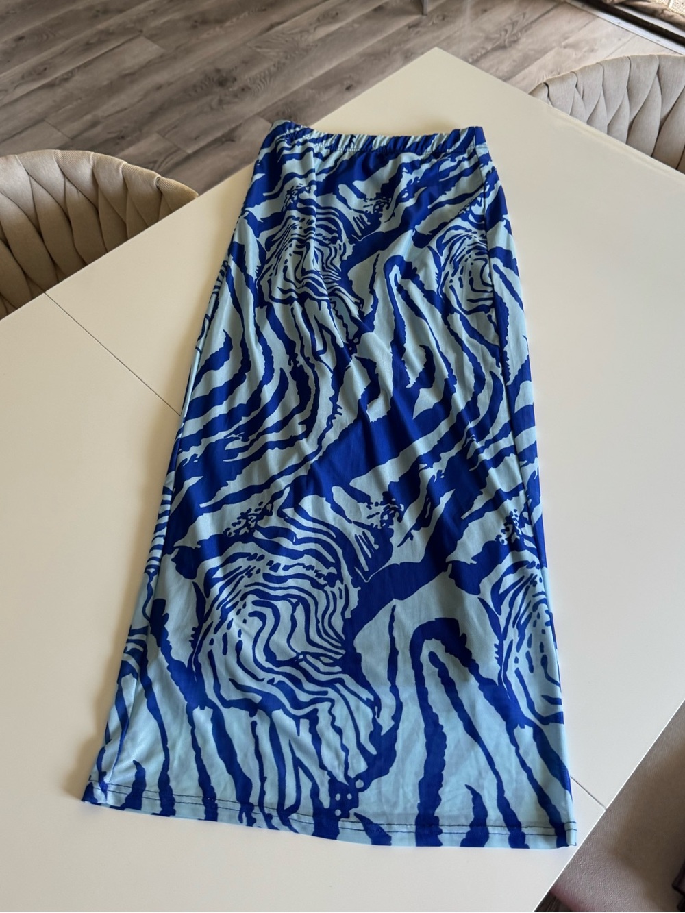 Blue Maxi Skirt M